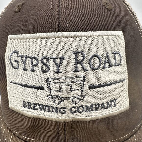 Gypsy Road Brewing Company Snapback Trucker Hat Cap Brown - Picture 2 of 11